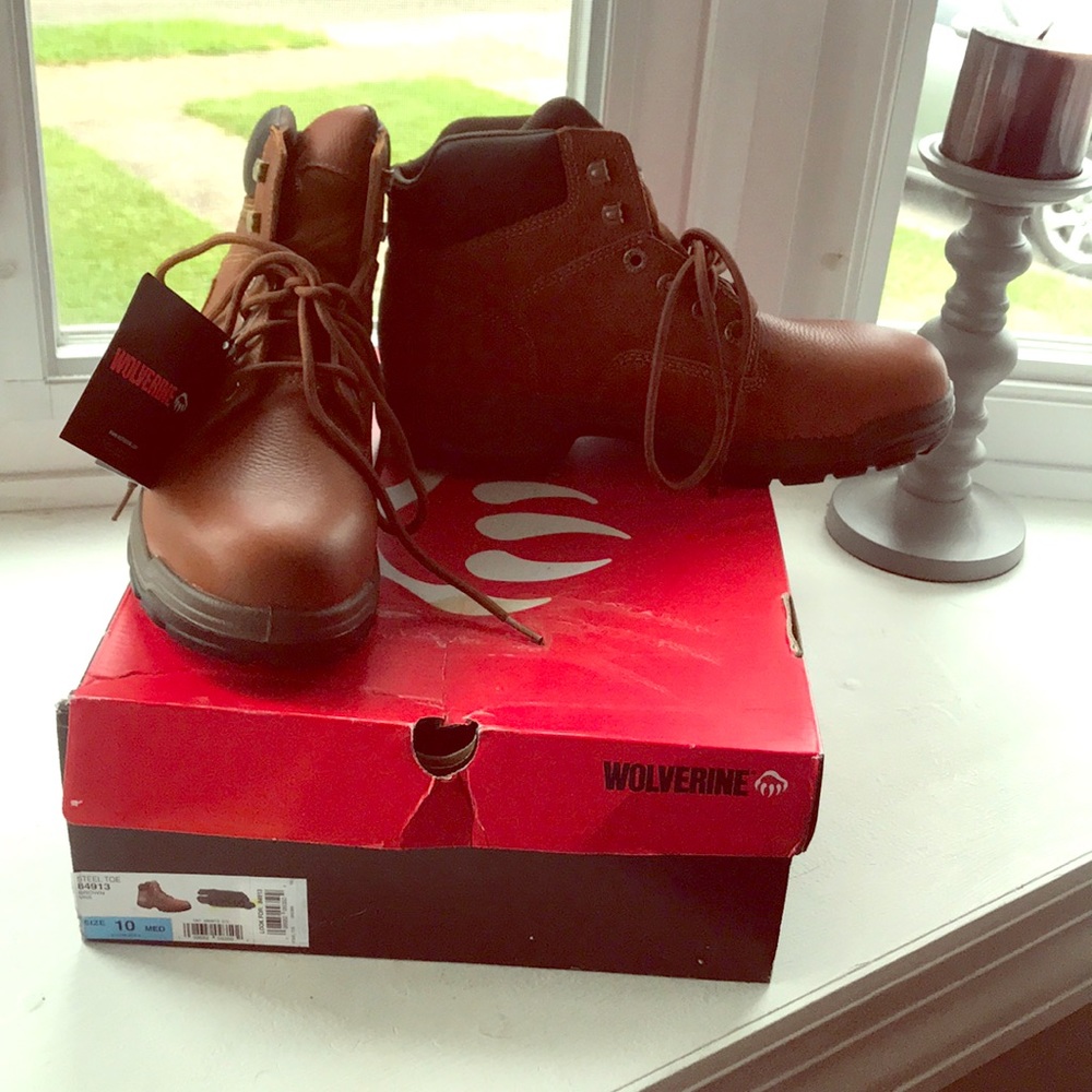 Wolverine steel toe boot